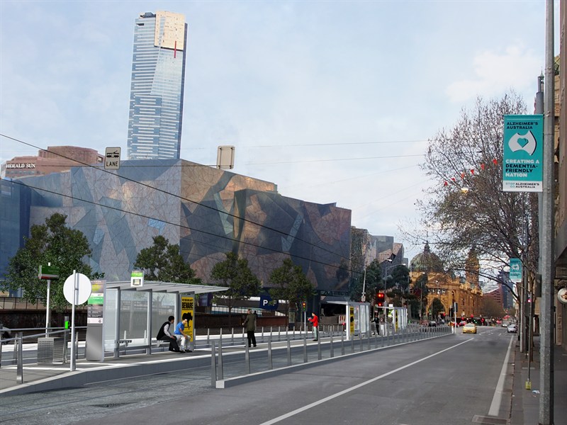 Flinders St artist's impression