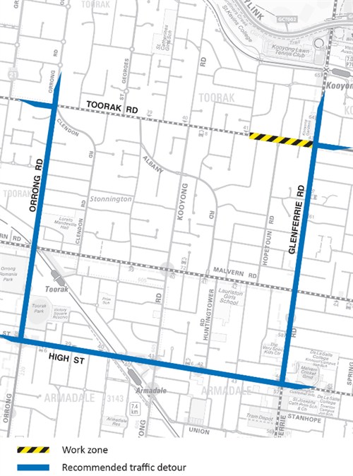 Toorak Road , Safety Upgrade