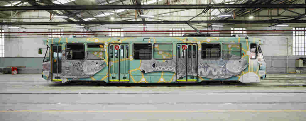 Mitch Mahoney's tram in the sheds at Camberwell